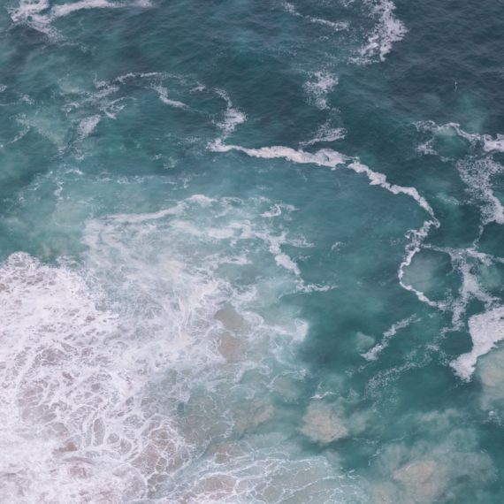 L'océan vue d'en haut.