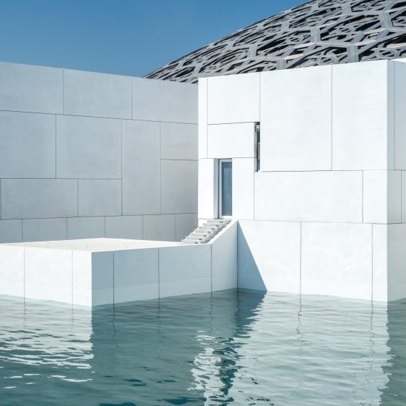 Clin d'oeil du Louvre Abu Dhabi.