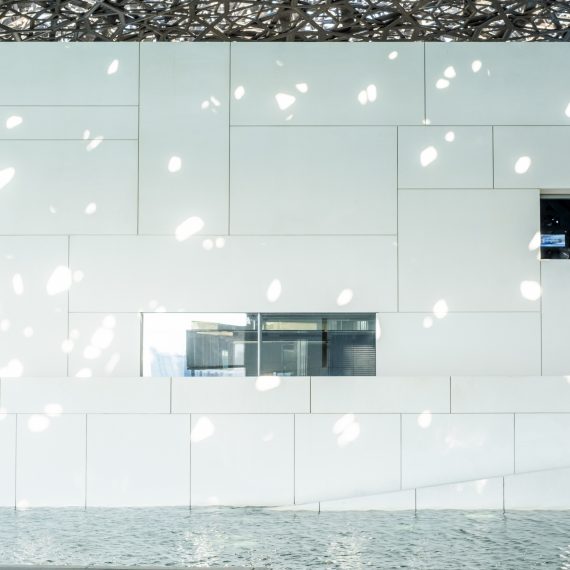 Clin d'oeil du Louvre Abu Dhabi.