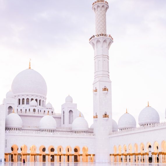 La grande Moquée d'Abu Dhabi.