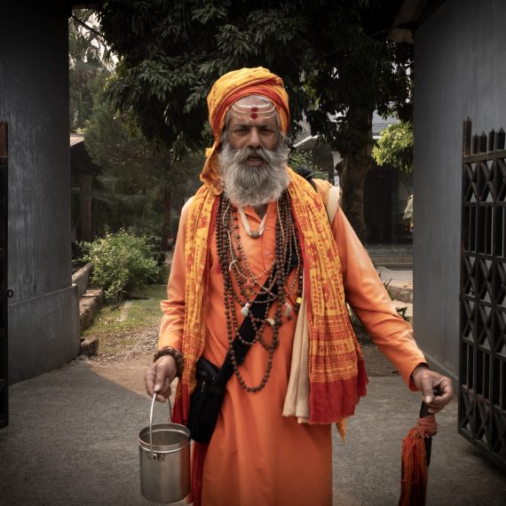 photo d'un sage népalais.